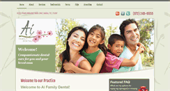 Desktop Screenshot of aidentaldallas.com